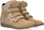 Bruin Tinten H1556 Hoge sneakers Meisjes Beige - Thumbnail 1