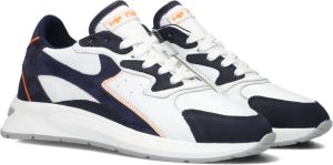 Hip H1051 Lage sneakers Leren Sneaker Meisjes Blauw