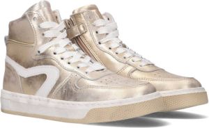 Hip H1301 Hoge sneakers Leren Sneaker Meisjes Goud