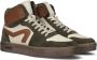 Hip H1665 Hoge sneakers Leren Sneaker Kids Groen - Thumbnail 5