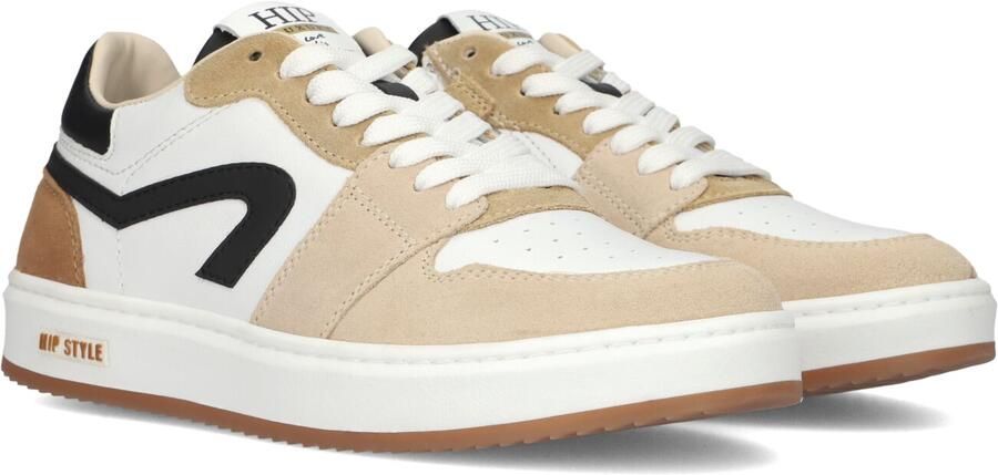 Hip Jongens Sneakers H1015 Leren Lage sneakers Beige