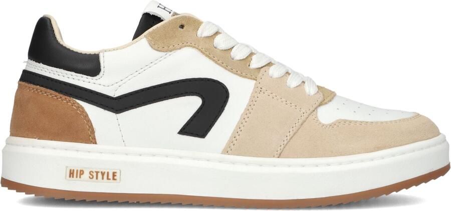 Hip Jongens Sneakers H1015 Leren Lage sneakers Beige