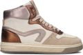 Hip H1301 Sneakers Meisjes Leren Sneaker Beige - Beige