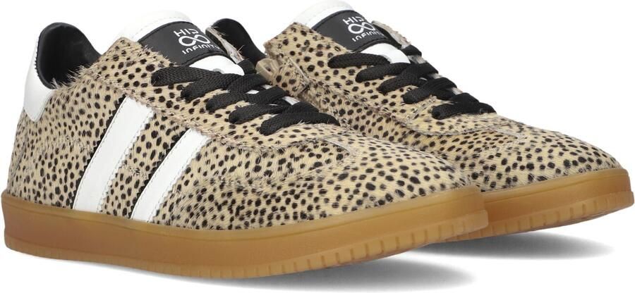 Hip H1500 Sneakers Meisjes Leren Sneaker Beige