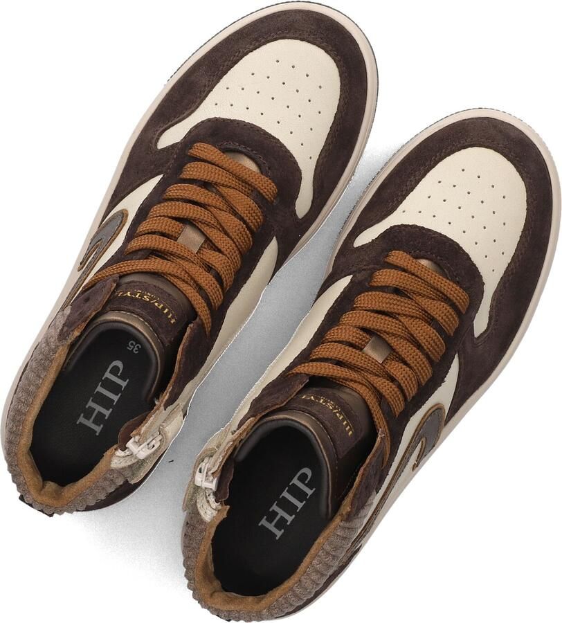 Hip H1301 Sneakers Jongens Bruin - Foto 2