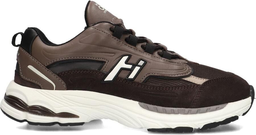 Hip H1660 Sneakers Jongens Leren Sneaker Bruin - Foto 3