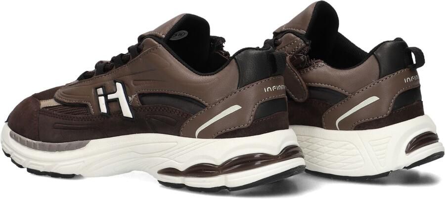 Hip H1660 Sneakers Jongens Leren Sneaker Bruin - Foto 4