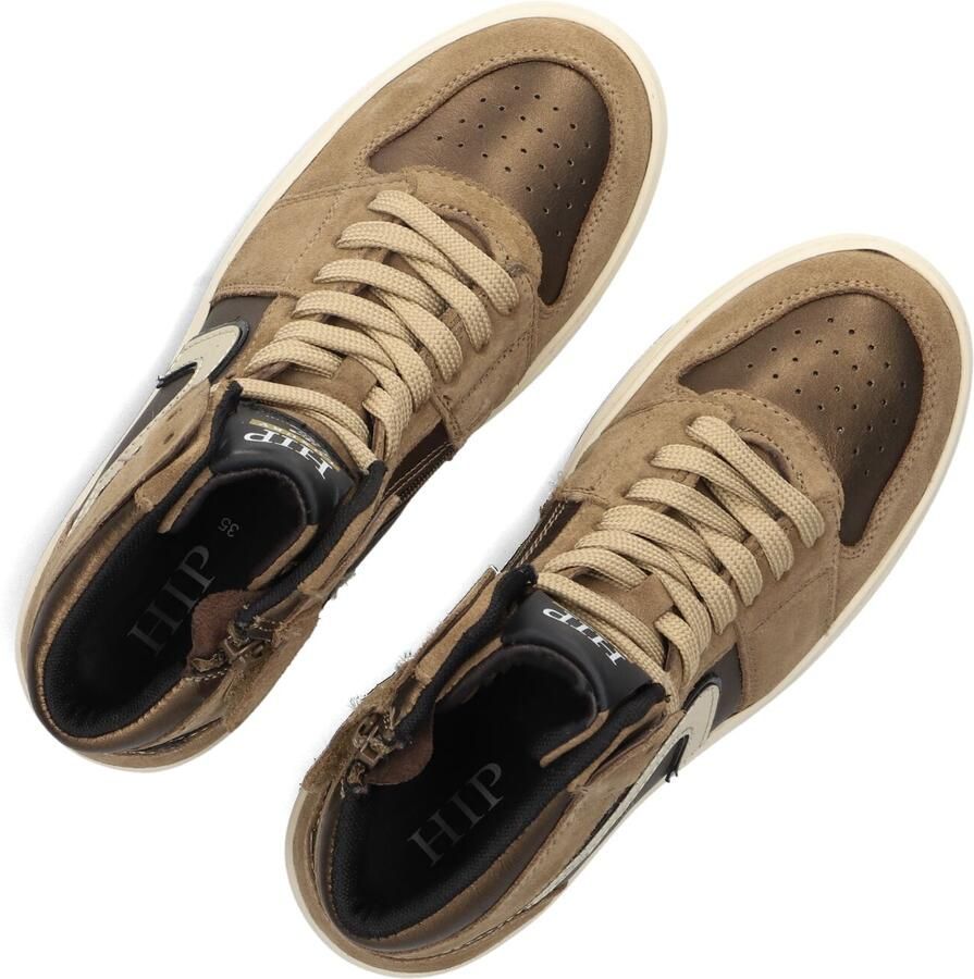 Hip leren sneakers brons Meisjes Leer Sneaker van - Foto 3