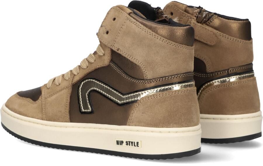 Hip leren sneakers brons Meisjes Leer Sneaker van - Foto 5