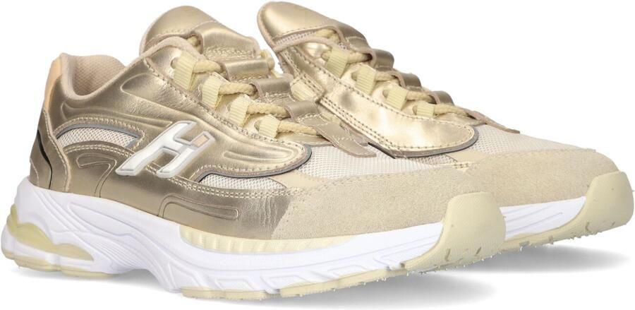 Hip H1660 Sneakers Meisjes Leren Sneaker Goudkleurig