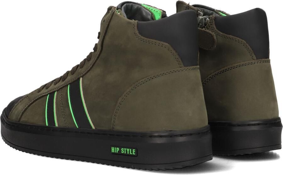 Hip H1943 Hoge sneakers Jongens Kids Groen - Foto 3