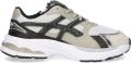 Hip H1161 Sneakers Leren Sneaker Multi - Groen