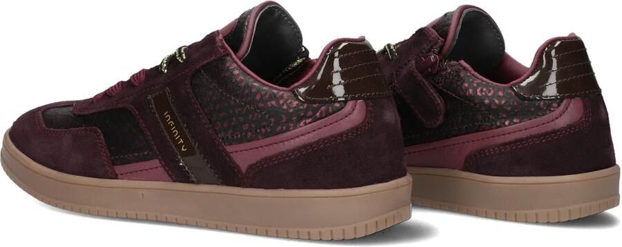 Hip leren sneakers bordeaux Rood Meisjes Leer - Foto 4