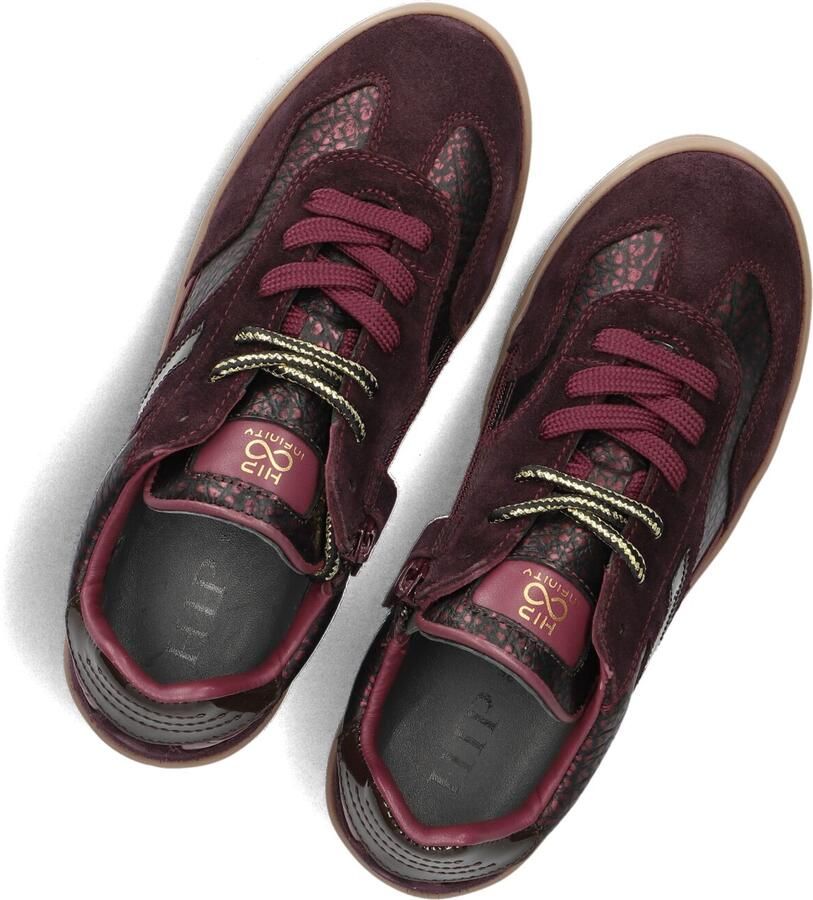 Hip leren sneakers bordeaux Rood Meisjes Leer - Foto 2