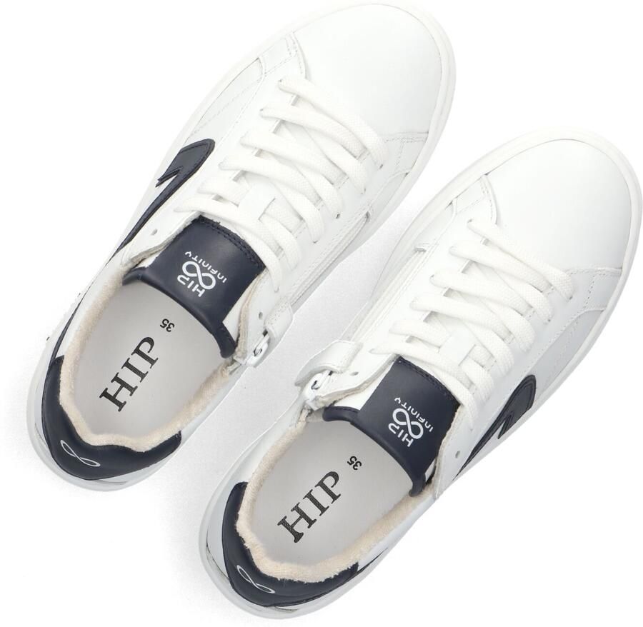 Hip H1516 Sneakers Jongens Leren Sneaker Wit - Foto 4