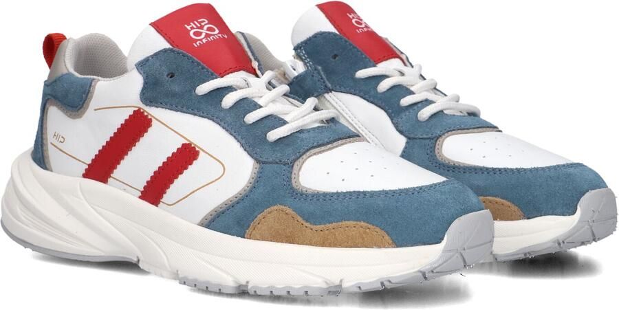 Hip H1666 Sneakers Jongens Leren Sneaker Wit