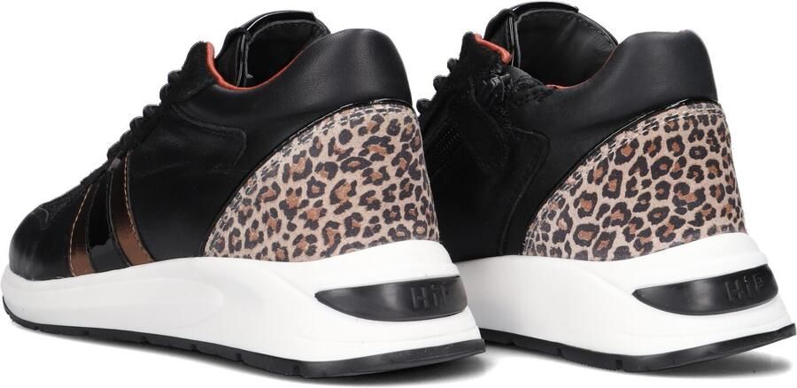 Hip H1588 Lage sneakers Leren Sneaker Meisjes Kids Zwart - Foto 4