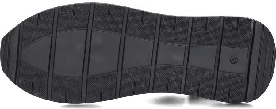 Hip H1588 Lage sneakers Leren Sneaker Meisjes Kids Zwart - Foto 3