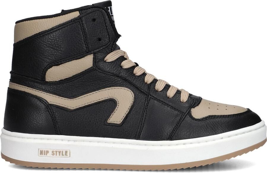 Hip H1765 Sneakers Jongens Leren Sneaker Zwart - Foto 3