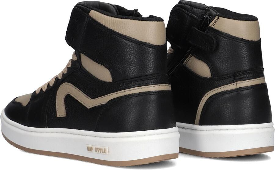 Hip H1765 Sneakers Jongens Leren Sneaker Zwart - Foto 4