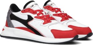 Hip H1051 Lage sneakers Leren Sneaker Meisjes Rood