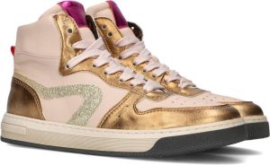 Hip H1301 Hoge sneakers Leren Sneaker Meisjes Kids Roze