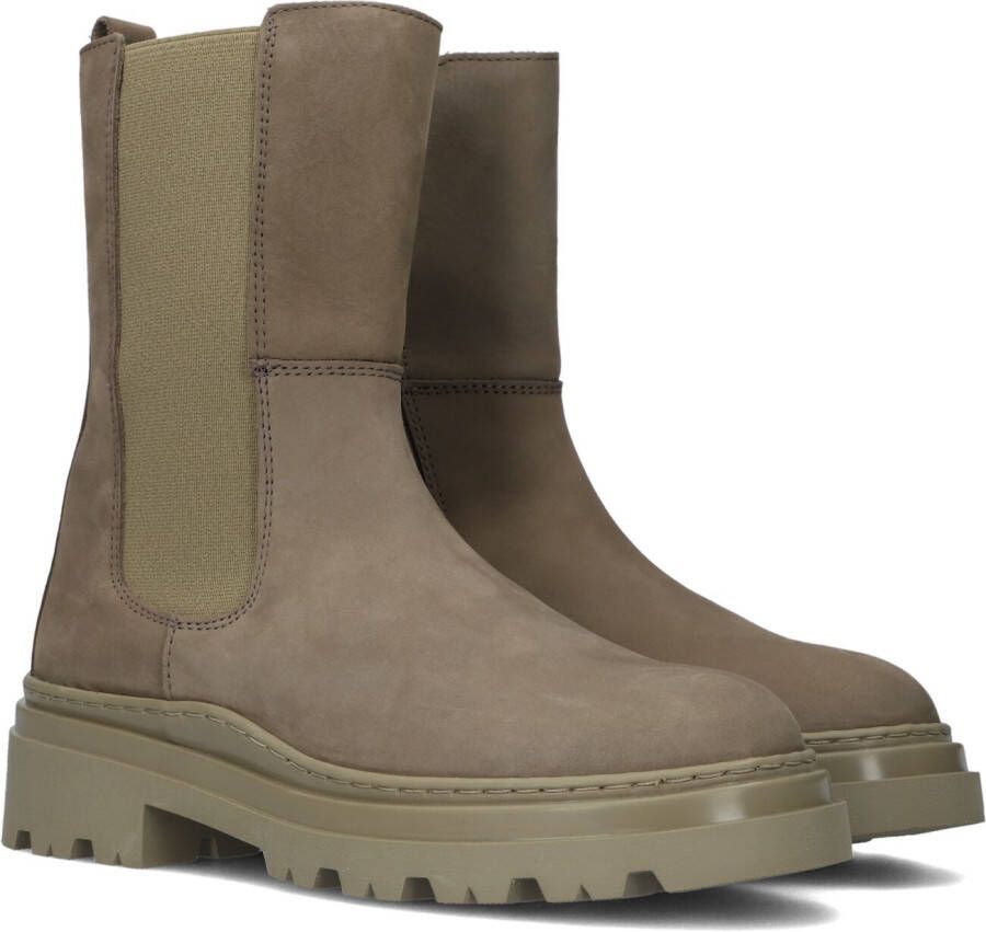 Bruin Tinten H1238 Chelsea boots Enkellaarsjes Meisjes Taupe