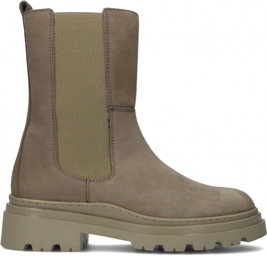 Bruin Tinten H1238 Chelsea boots Enkellaarsjes Meisjes Taupe
