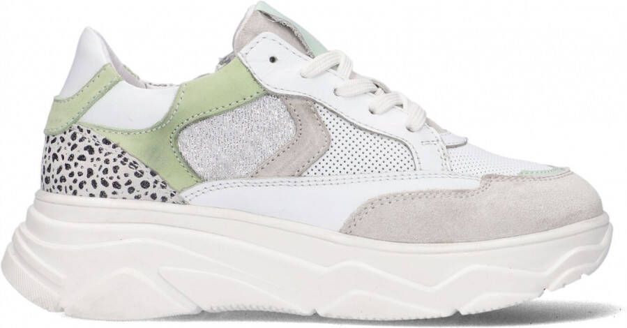 Hip H1580 Lage sneakers Leren Sneaker Meisjes Wit