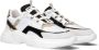 Hip H1023 Lage sneakers Leren Sneaker Meisjes Wit - Thumbnail 1