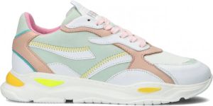 Hip H1598 Lage sneakers Leren Sneaker Meisjes Wit