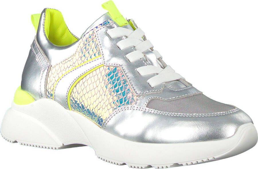 HIP Shoe Style Hip H1274 Lage sneakers Leren Sneaker Meisjes Zilver
