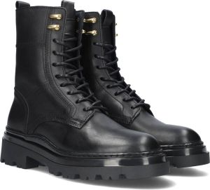 Hip H1236 Veterboots Laarzen Met Veters Meisjes Zwart