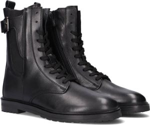 Hip H1314 Veterboots Laarzen Met Veters Meisjes Zwart