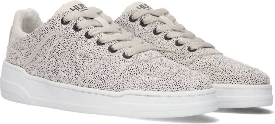 HUB Beige Lage Sneakers Crew