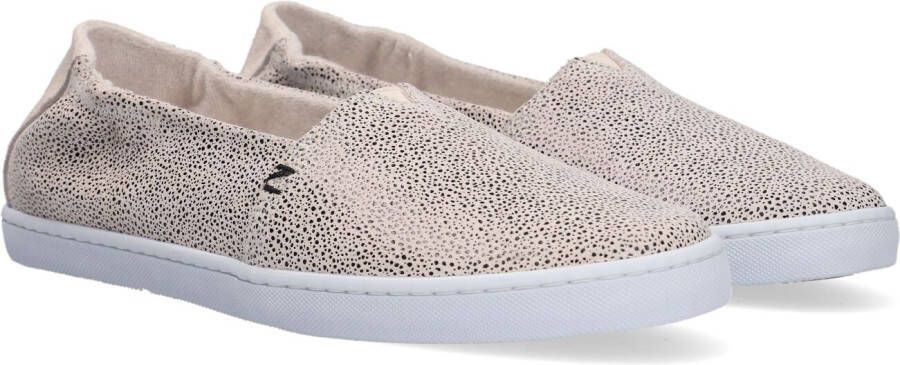 HUB Beige Lage Sneakers Fuji