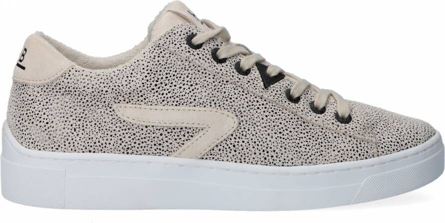 HUB HOOK LW Z-STITCH nubuck sneakers beige cheetahprint