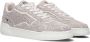 Hub Beige Suède Basketbal-geïnspireerde Sneaker Multicolor Dames - Thumbnail 1