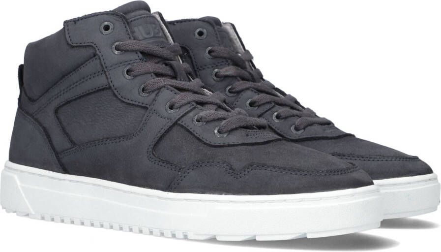 Hub Boston N42 Blauw Nubuck Hoge sneakers Heren