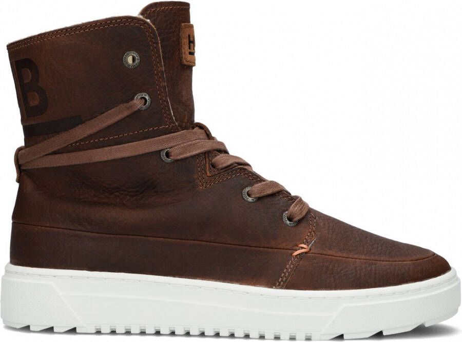 Bruin Tinten Chess 3.0 Hoge sneakers Leren Sneaker Dames Cognac