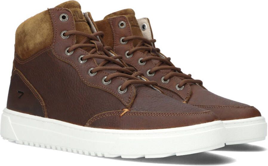 HUB Cognac Hoge Sneaker Dundee