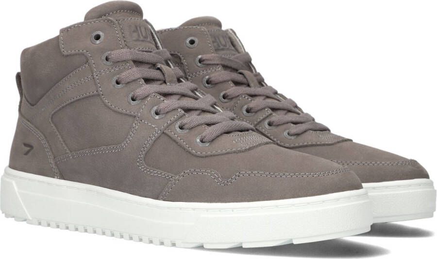 Hub Boston N42 Grijs Nubuck Hoge sneakers Heren