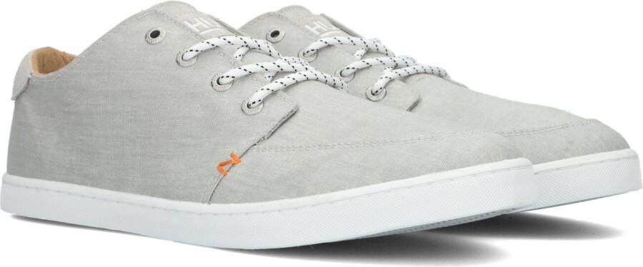 Hub Grijze Tennisgeïnspireerde Sneaker Gray Heren