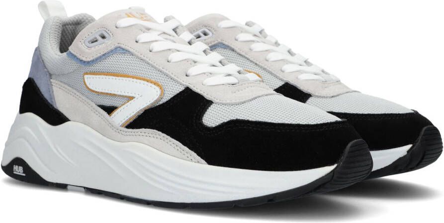 HUB Grijze Lage Sneakers Glide-z Men