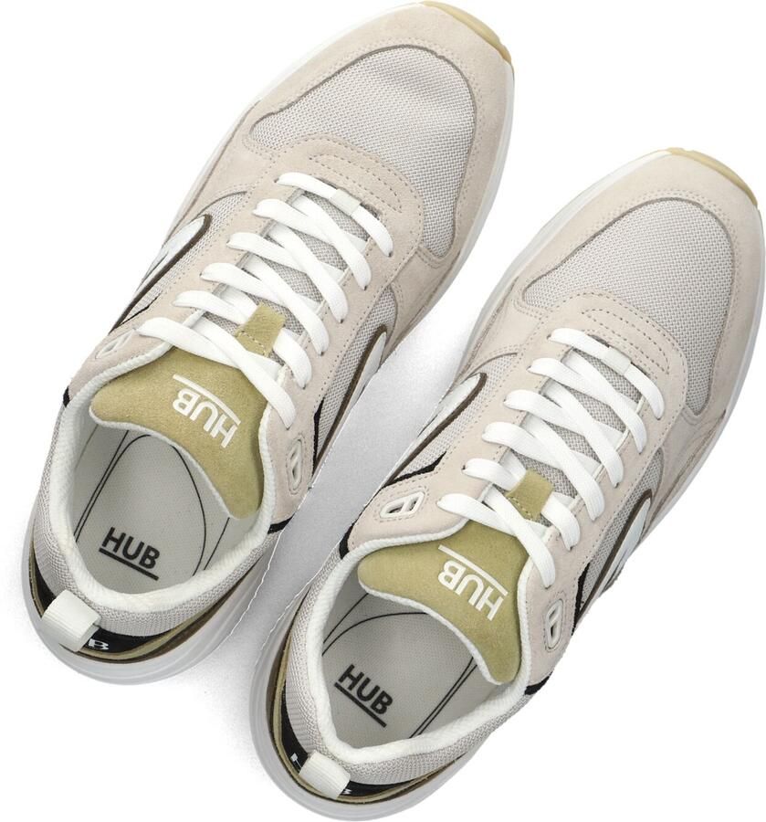 Hub Glide light bone white dark olive Suede Heren - Foto 2