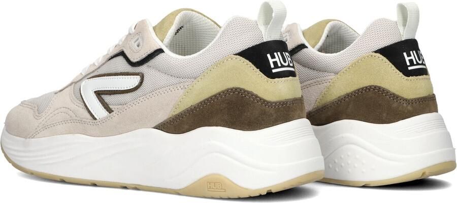 Hub Glide light bone white dark olive Suede Heren - Foto 4