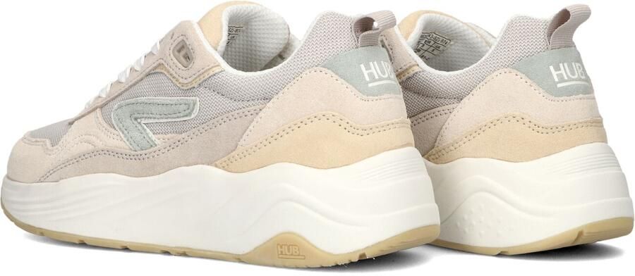 Hub Glide light bone cocumber beige Suede Dames - Foto 4