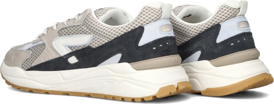 Hub Grid-m Sneakers Heren Leren Sneaker Beige - Foto 5