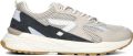 Hub Grid-m Sneakers Heren Leren Sneaker Beige - Lichtbeige