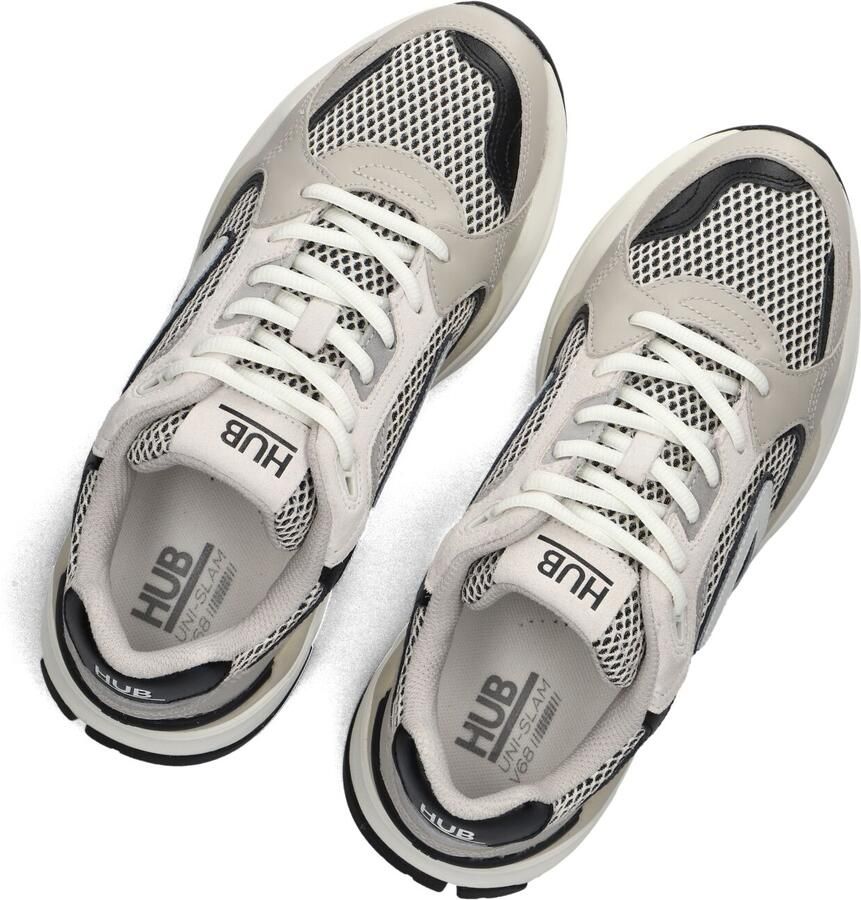 Hub Slam-m Sneakers Heren Leren Sneaker Beige - Foto 3